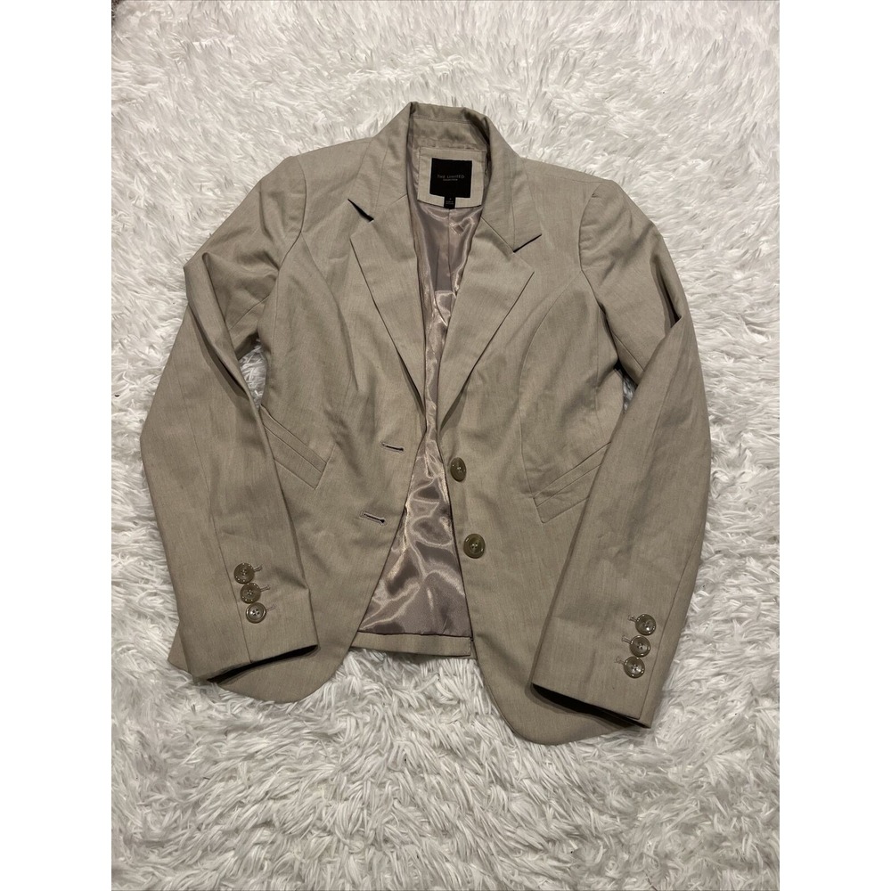 Women's The Limited Tan Two Button Blazer Size 2